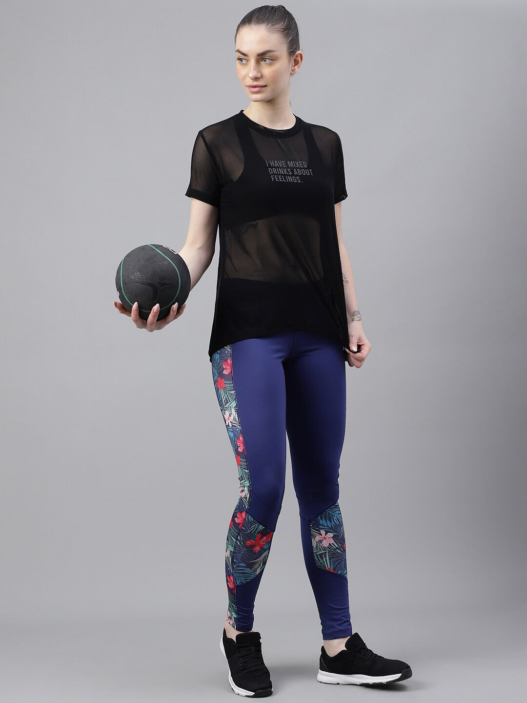 MKH Typography Printed Dri-FIT Relaxed Fit Gym T-shirt | Grocsy