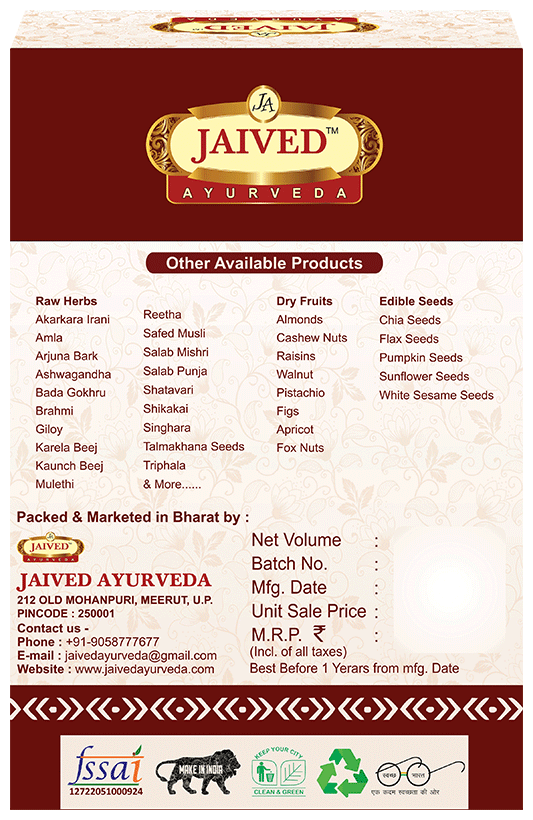 Jaived Ayurveda Salab Mishri | Grocsy