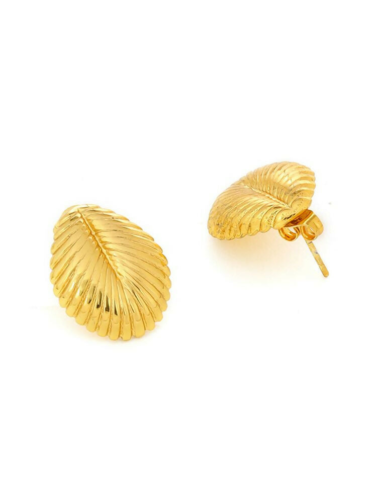 Golden Drop Earrings - Ruby Raang | Grocsy