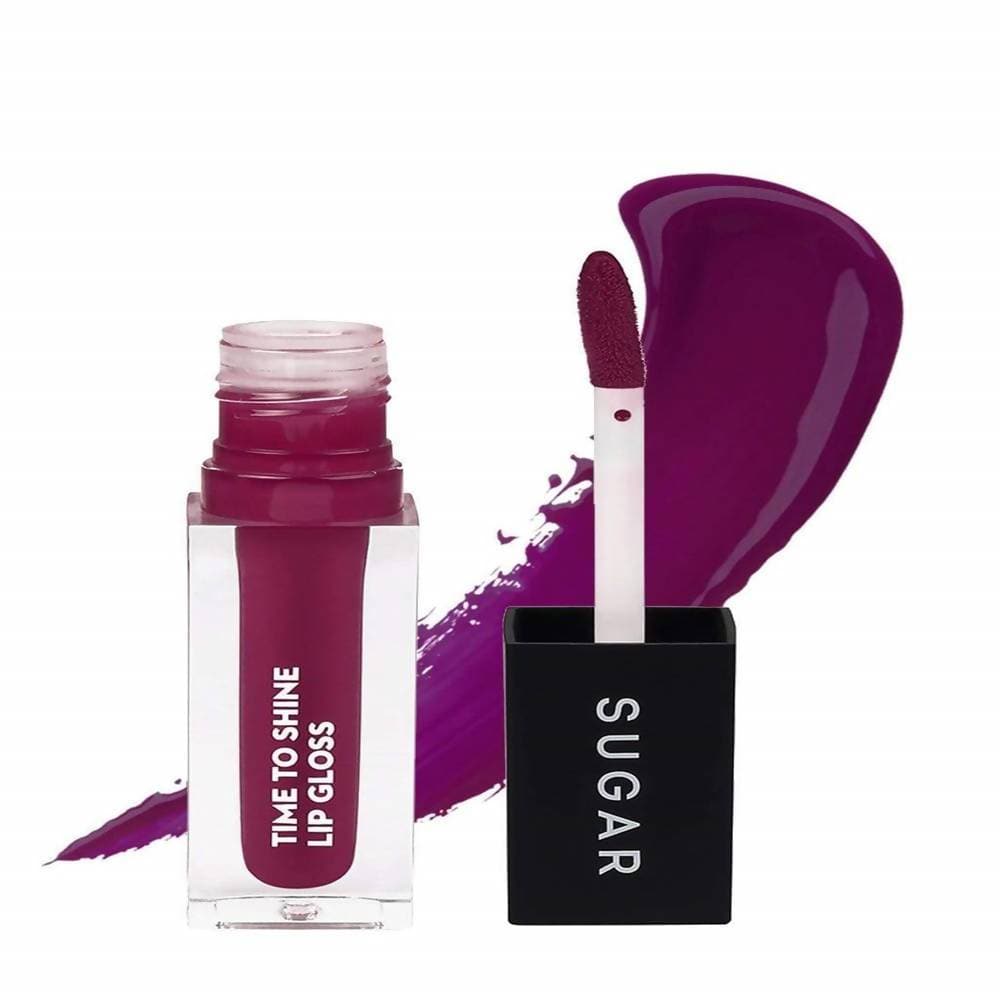 Sugar Time To Shine Lip Gloss - Berryda (Deep Berry with cool undertone) | Grocsy