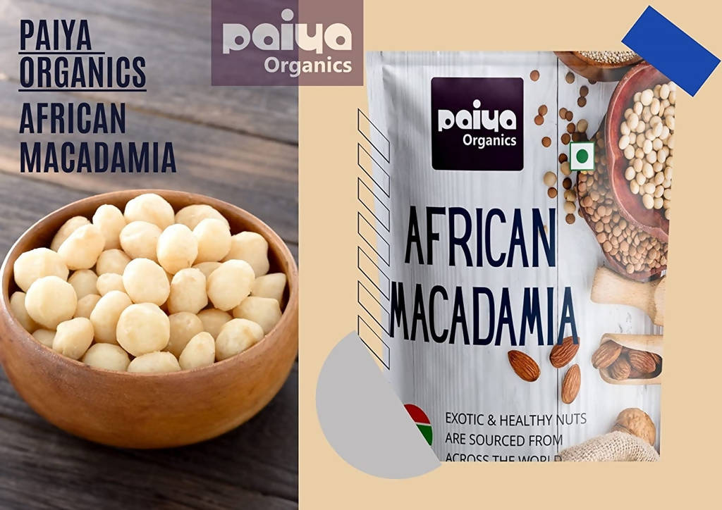 Paiya Organics Lebanese Pine Nuts + African Macadamia Nuts Combo | Grocsy