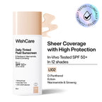 Wishcare Daily Fluid Tinted Sunscreen SPF50PA++++ - L102 | Grocsy