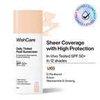 Wishcare Daily Fluid Tinted Sunscreen SPF50PA++++ - L103 | Grocsy
