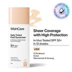 Wishcare Daily Fluid Tinted Sunscreen SPF50PA++++ - L104 | Grocsy