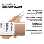 Wishcare Daily Fluid Tinted Sunscreen SPF50PA++++ - M204 | Grocsy