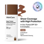 Wishcare Daily Fluid Tinted Sunscreen SPF50PA++++ - R302 | Grocsy