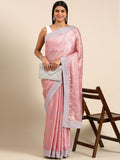 kasee Ethnic Motifs Zari Pure Chiffon Saree | Grocsy