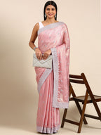 kasee Ethnic Motifs Zari Pure Chiffon Saree | Grocsy