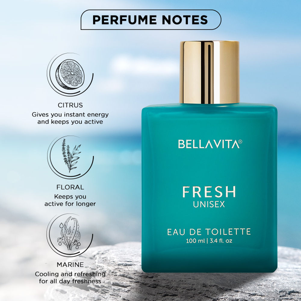 Bella Vita Fresh Eau De Toilette Unisex Perfume for Men and Women | Grocsy