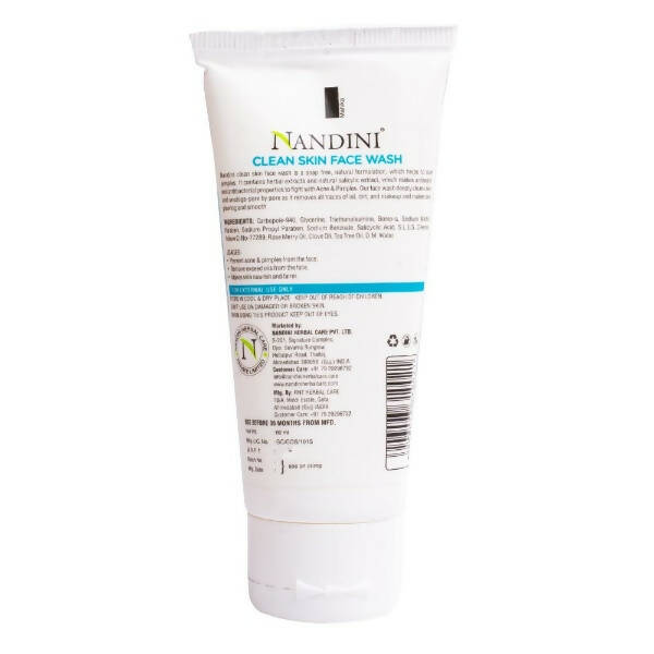 Nandini Herbal Clean Skin Face Wash | Grocsy
