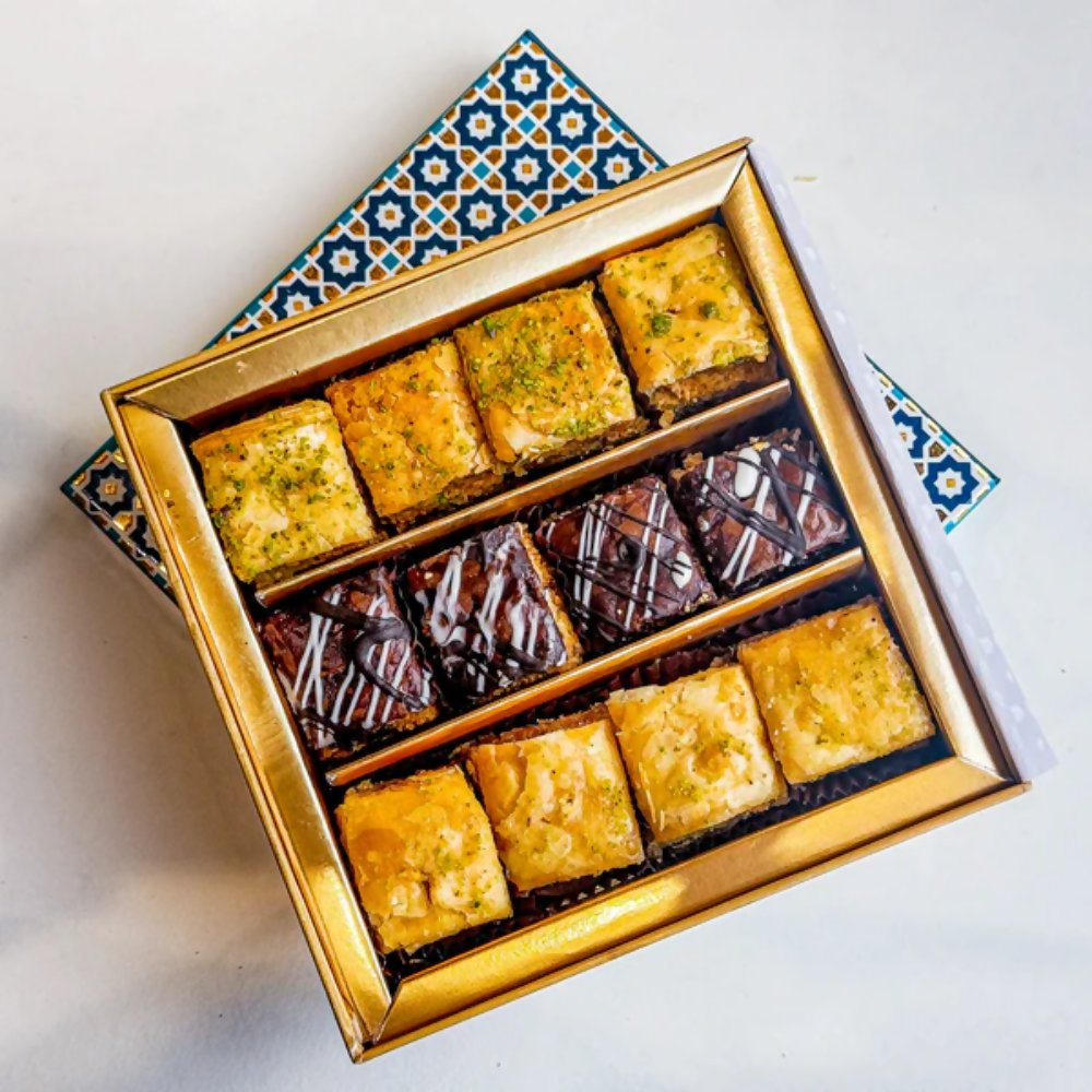 Gwalia Sweets Assorted Square Baklawa Box | Grocsy