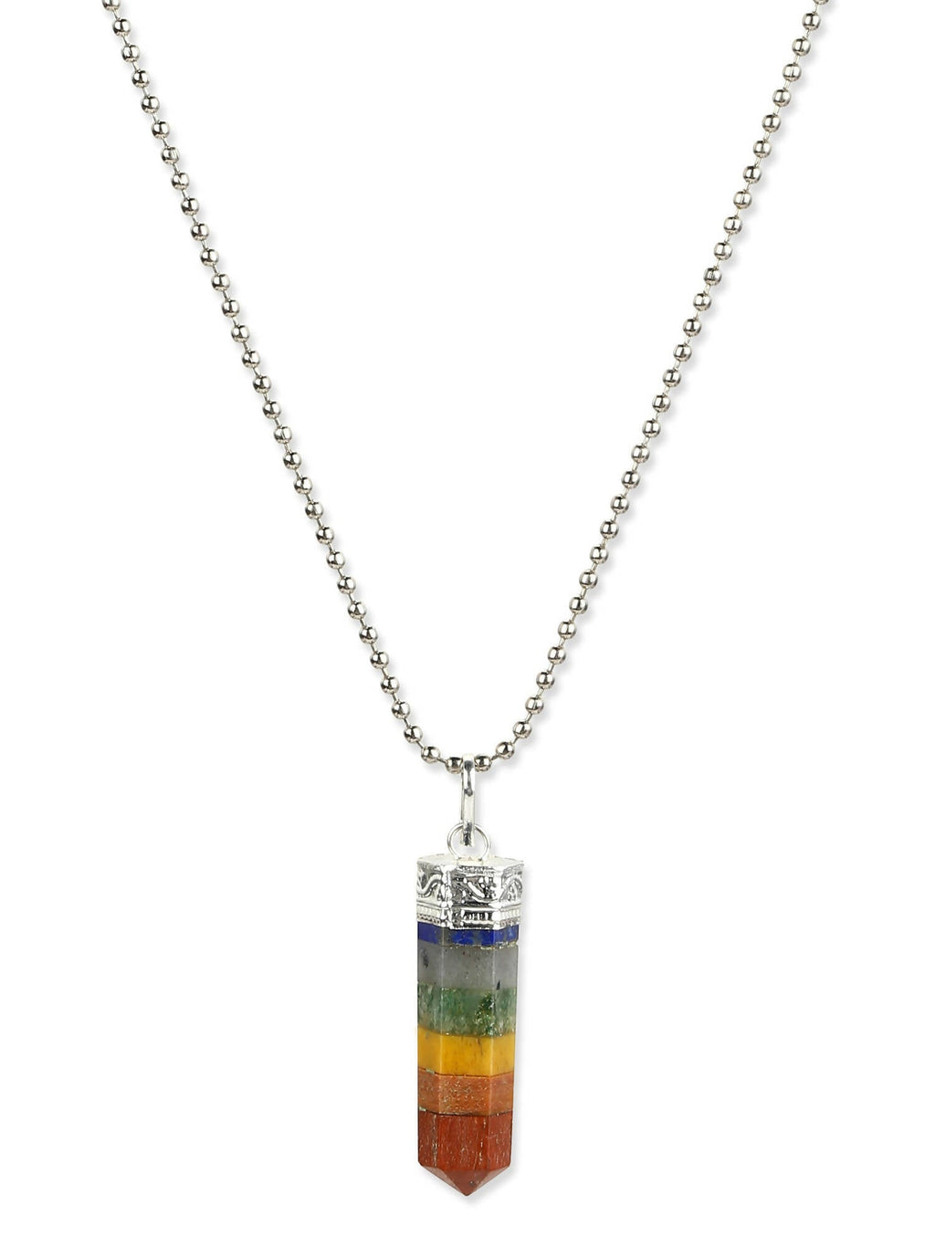 Silver-Plated Necklace - Ruby Raang | Grocsy