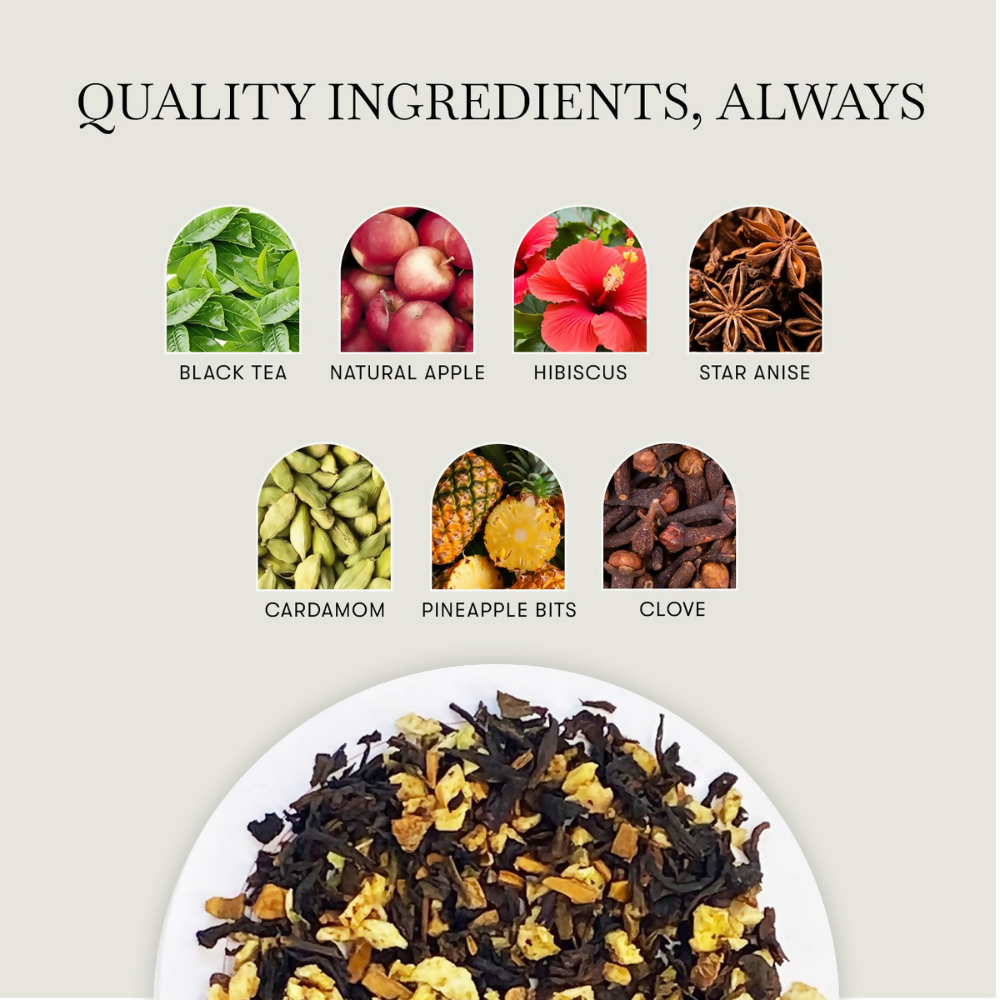 Luxmi Estates Apple Cinnamon Black Tea | Grocsy