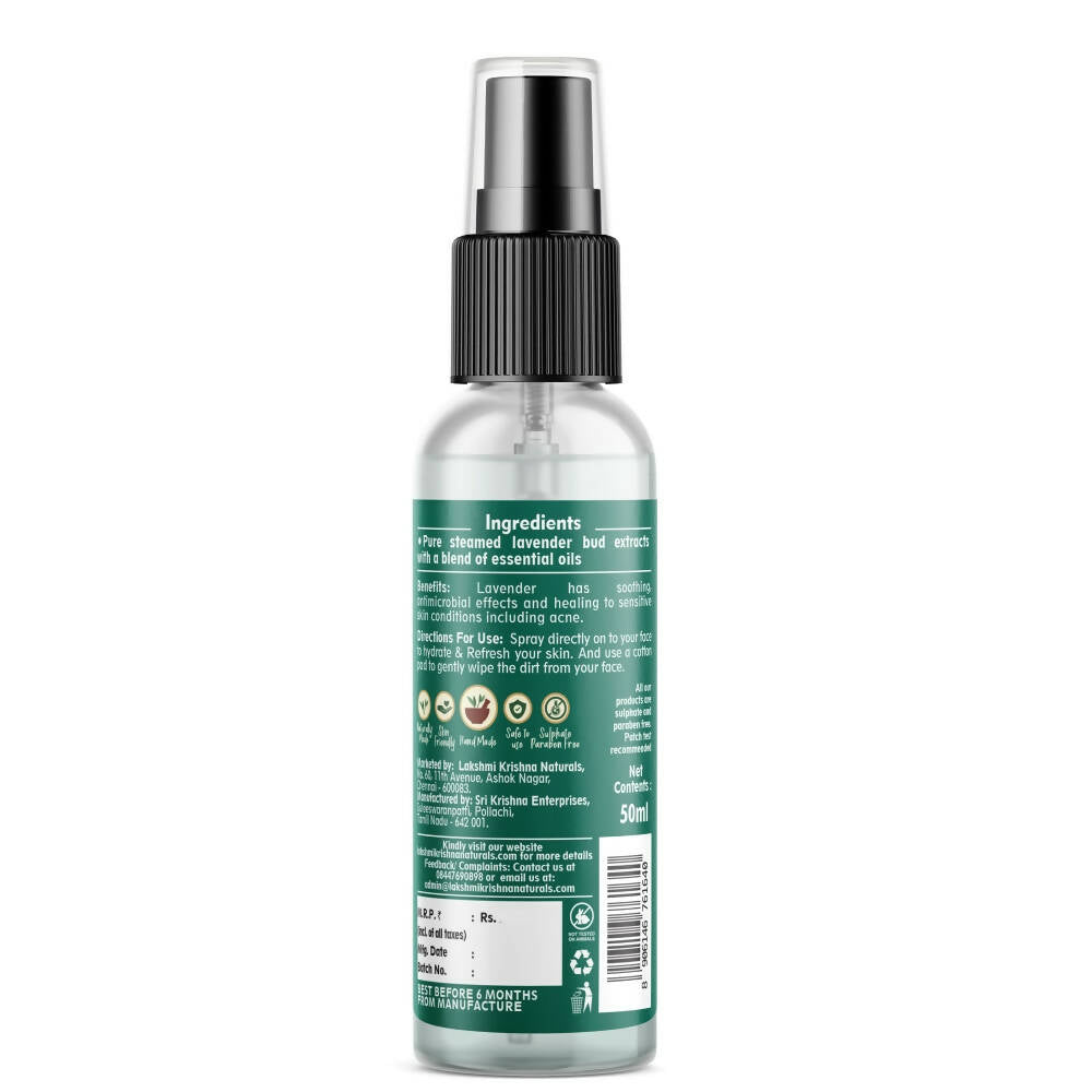 Lakshmi Krishna Naturals Lavender Toner | Grocsy