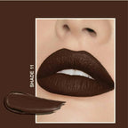 Flicka Tomato Brown Matte Finish Lipstick Shade 11 | Grocsy