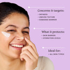 Foxtale Hydrating Ceramide Moisturizer With Hyaluronic Acid - Repairs Skin Barrier and Texture | Grocsy