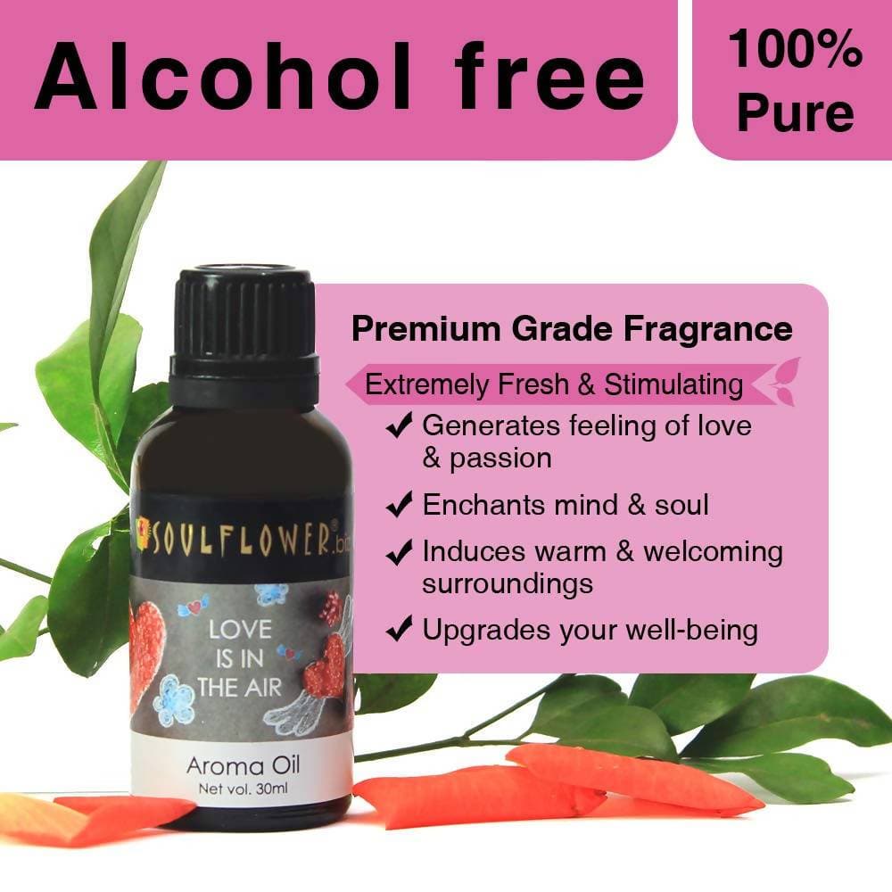 Soulflower Love Is In The Air Aroma Oil | Grocsy
