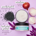 Love Beauty And Planet Onion Black Seed & Patchouli Hair Mask | Grocsy