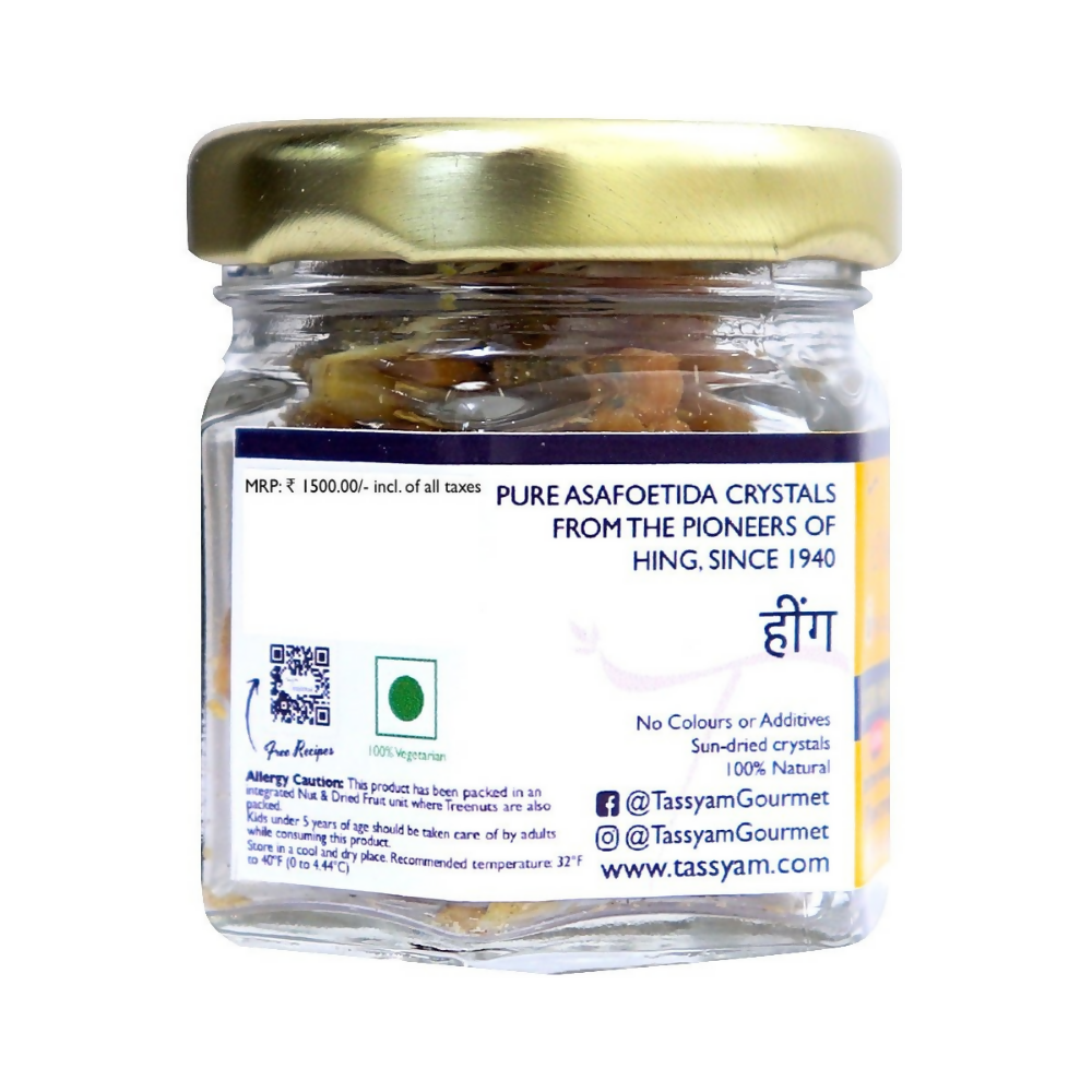 Tassyam Organics Laxmi Chand ULTRA Raw Hing Crystals | Grocsy