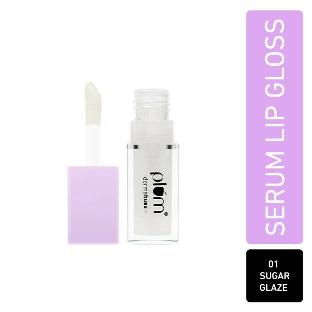 Plum Keep It Glossy Serum Lip Gloss 01 Sugar Glaze | Grocsy