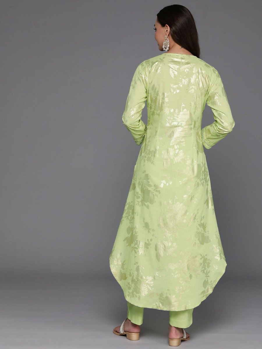 Ahalyaa Women's Traditional wear Kurta Set - Green | Grocsy