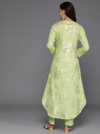 Ahalyaa Women's Traditional wear Kurta Set - Green | Grocsy