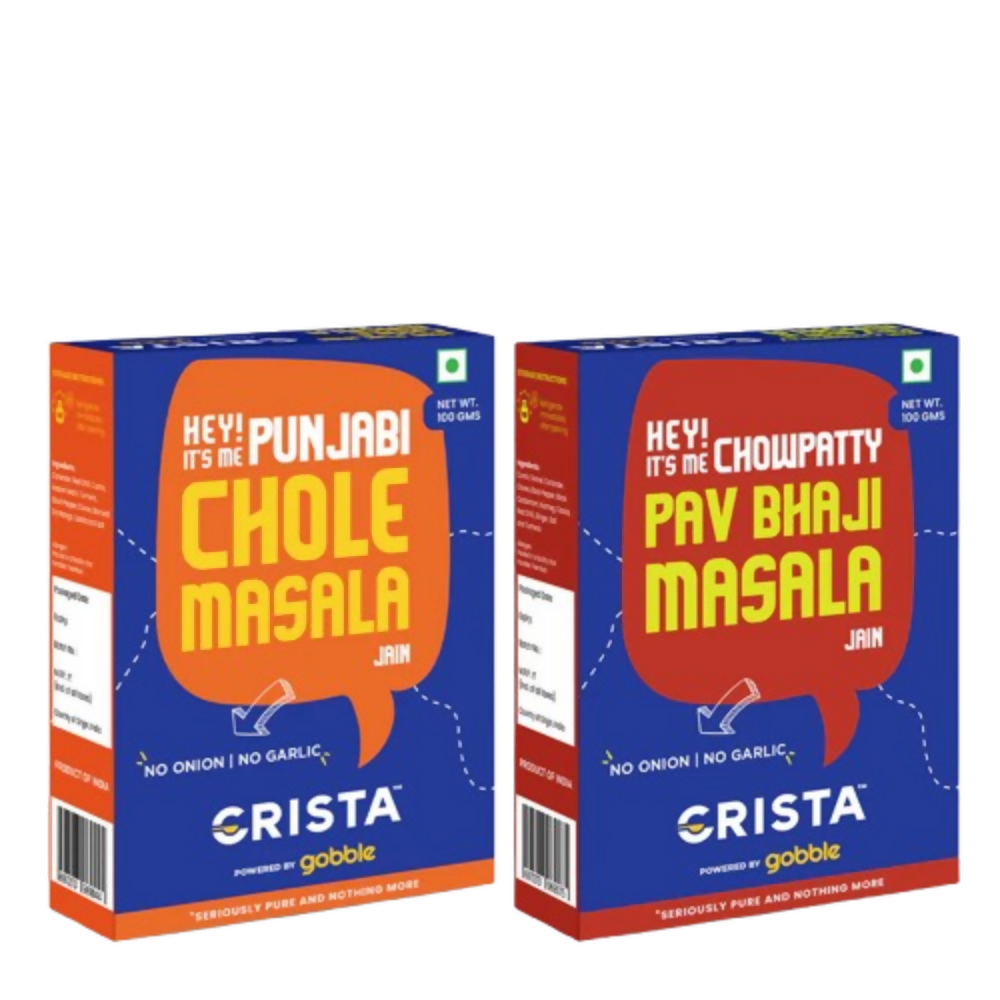 Crista Spices Jain Pav Bhaji and Jain Chole Masala | Grocsy