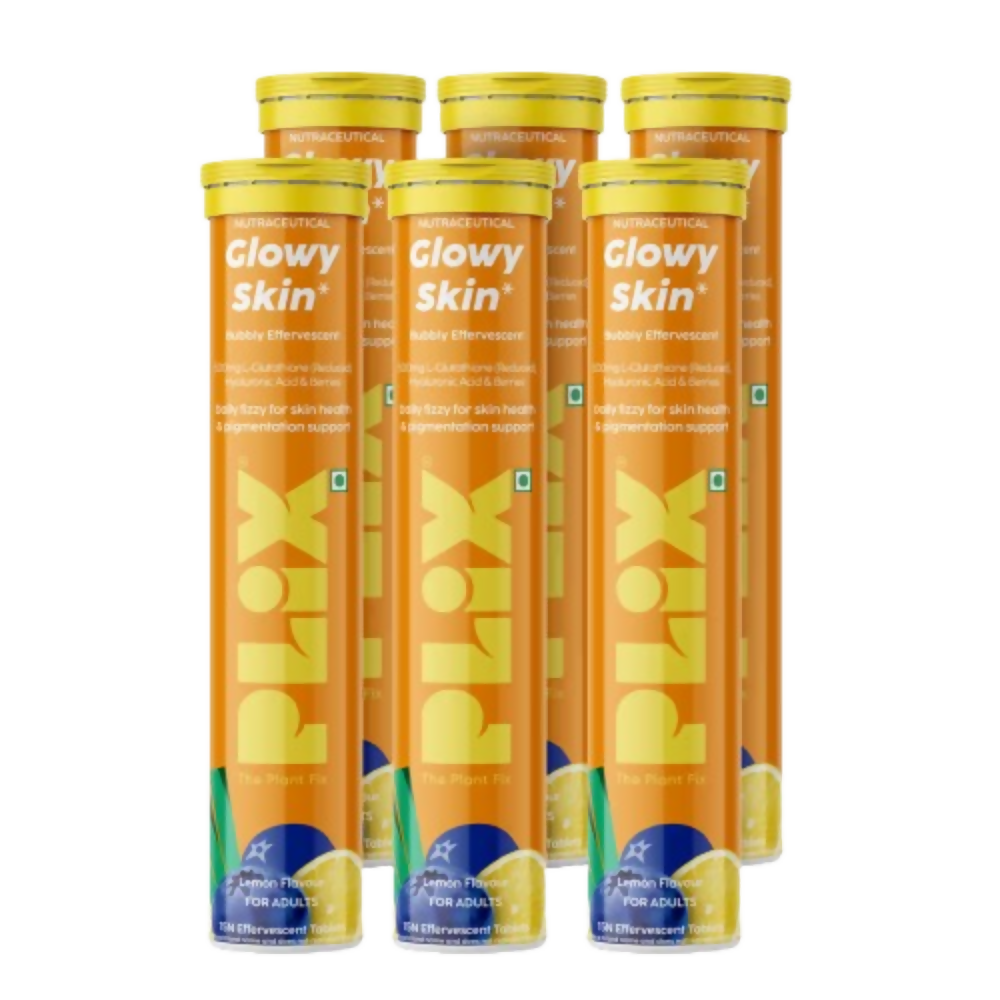 PLIX The Plant Fix Glutathione Skin Tablets With L-Glutathione & Vitamin C - Lemon | Grocsy