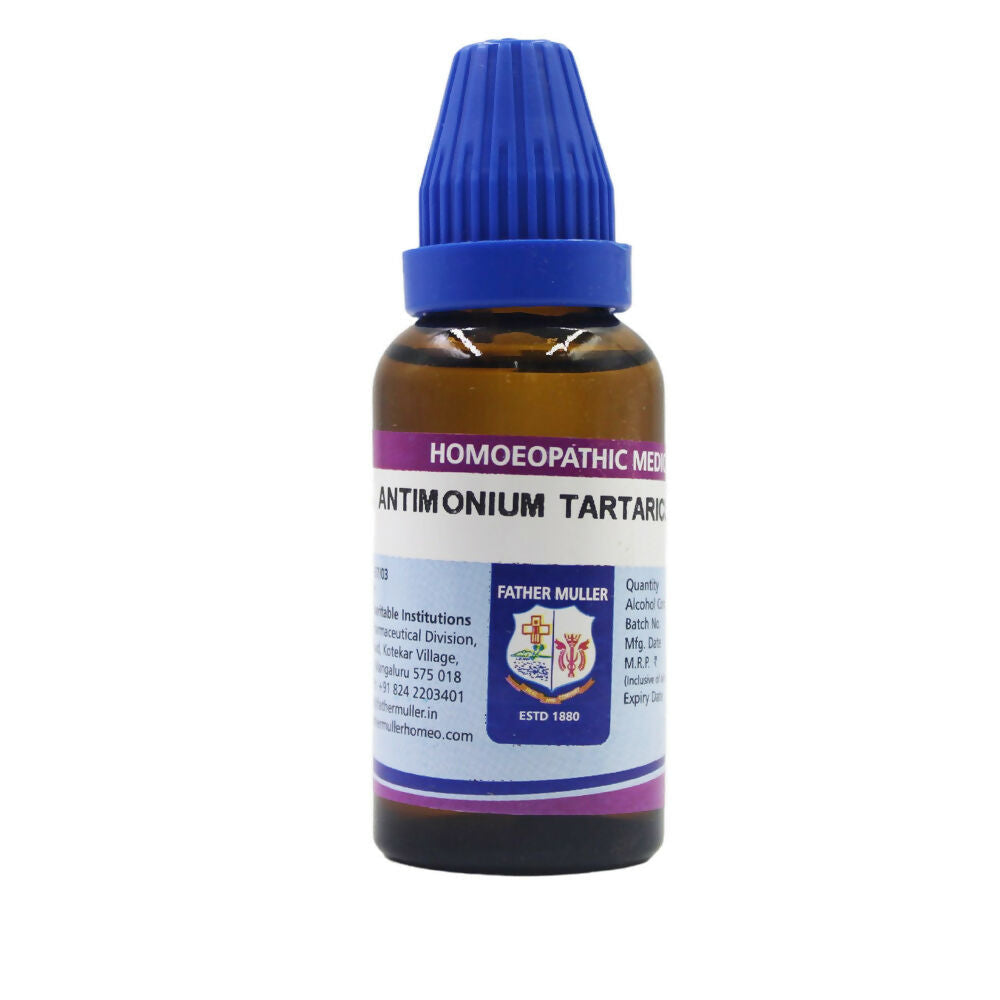 Father Muller Antimonium Tartaricum Dilution | Grocsy