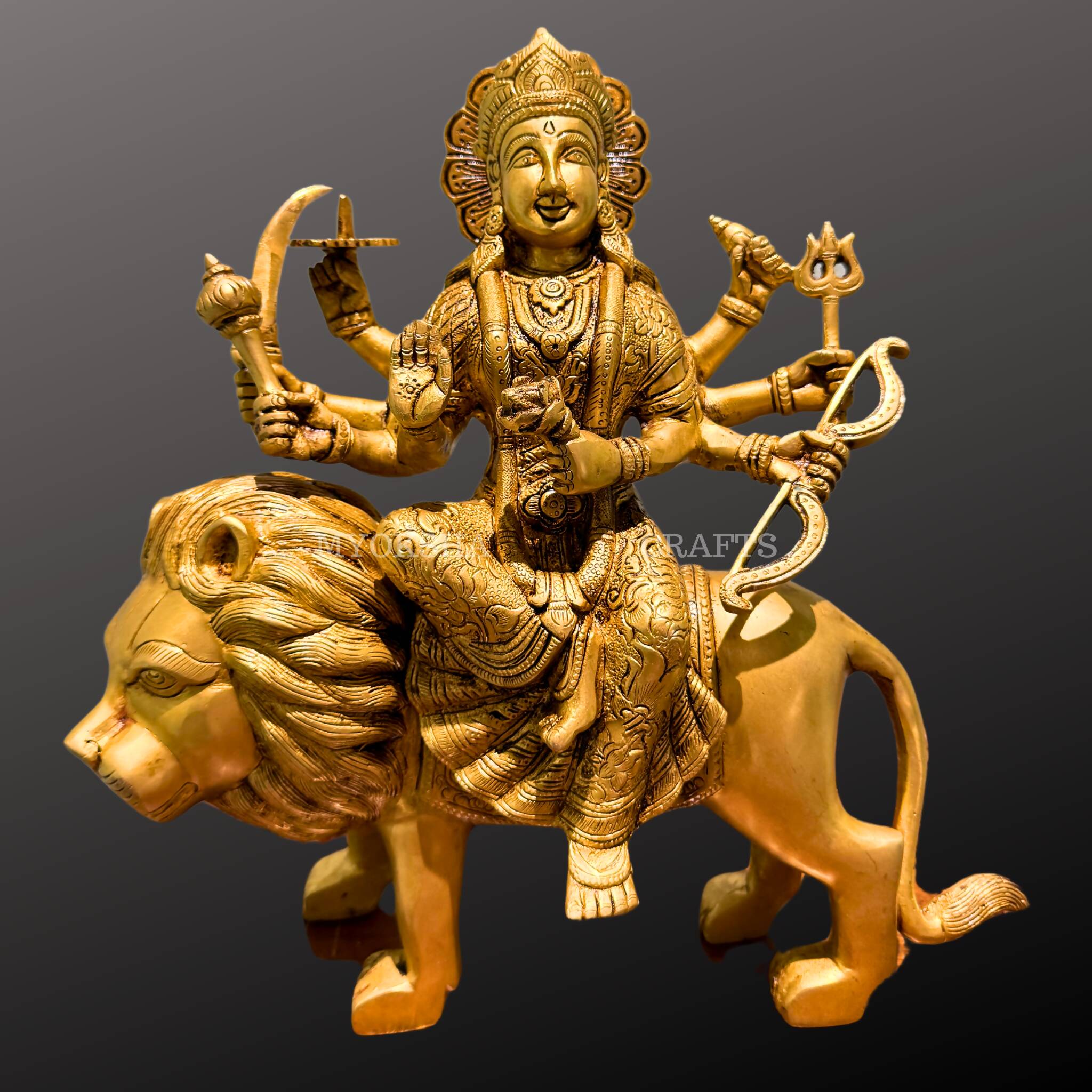 Brass Durga Idol | Grocsy