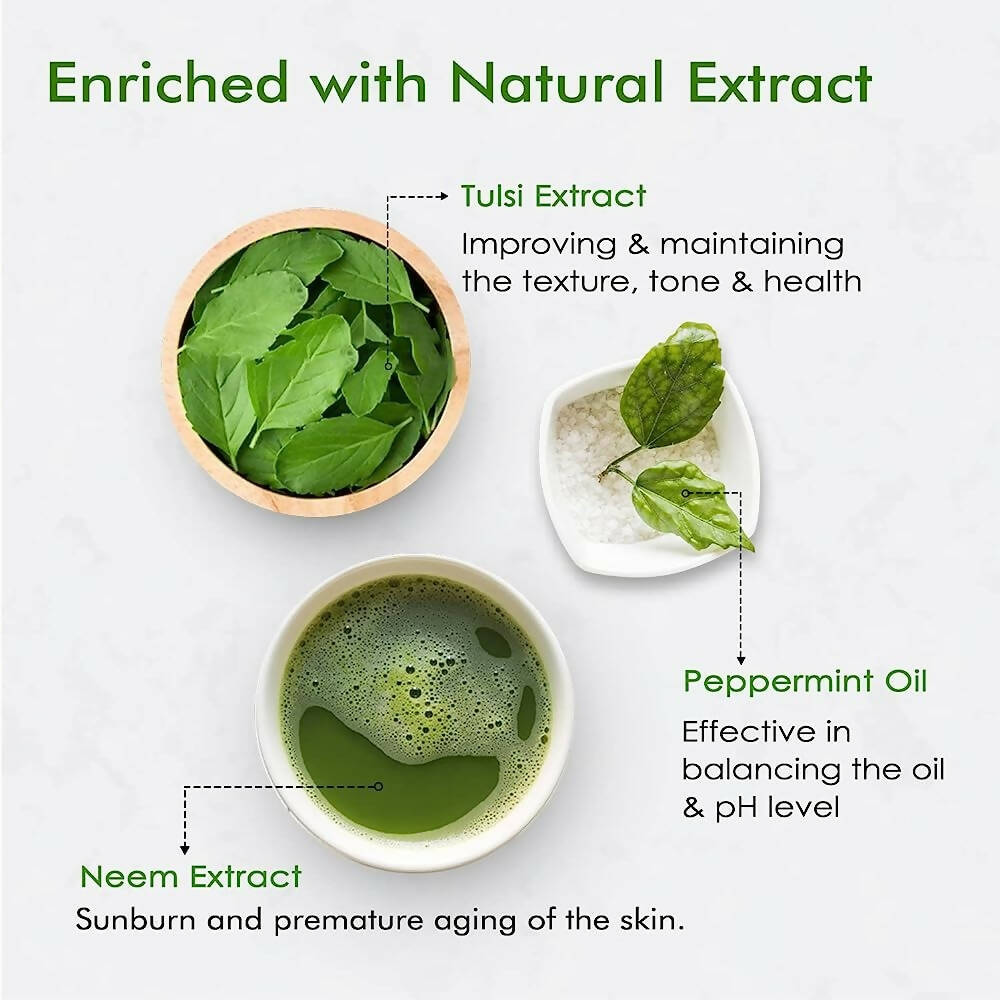 NutriGlow Neem & Tulsi Face Wash | Grocsy