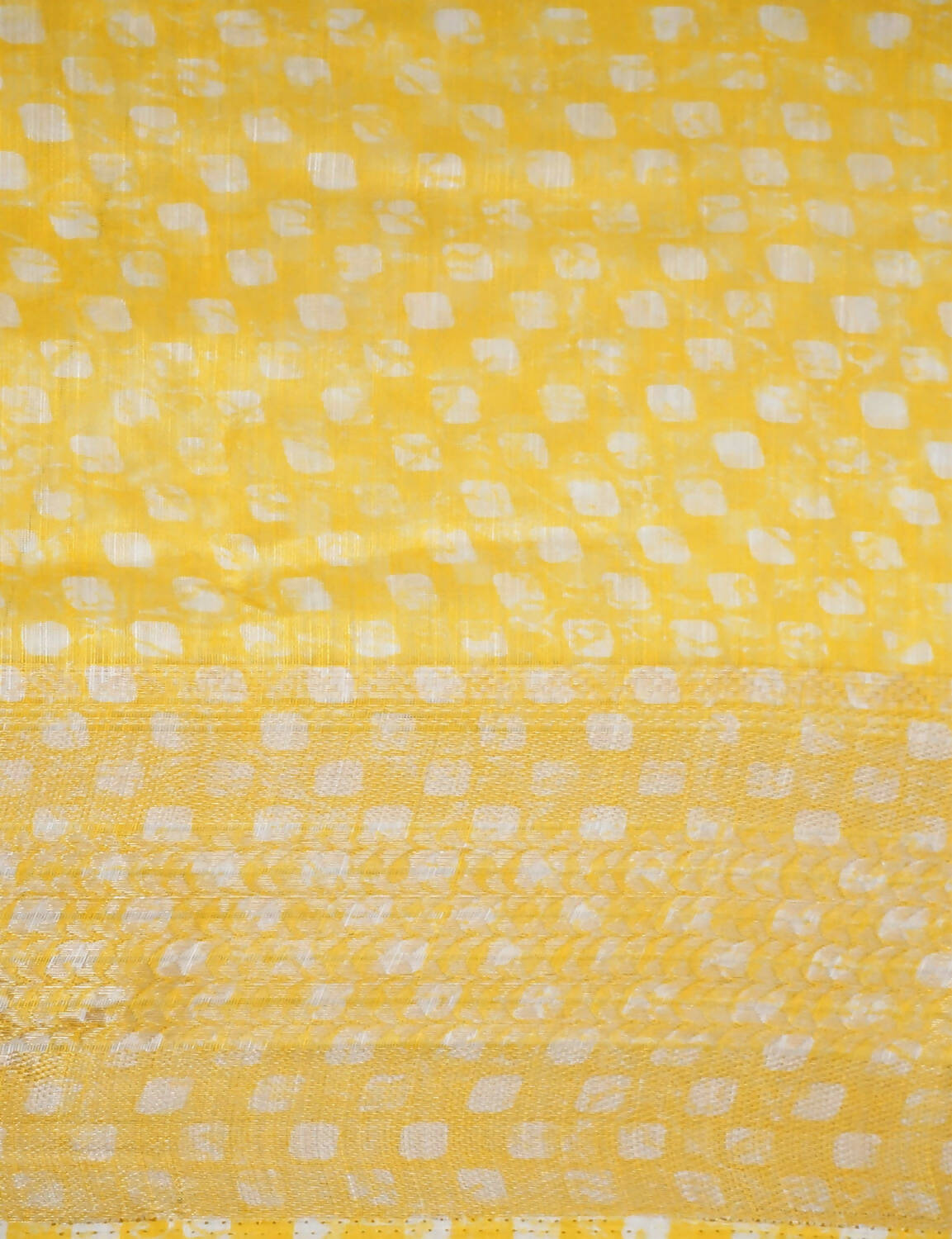 Vibrant Combination Of Light Yellow With Floral Design Semi Chanderi Saree By Gayathri Reddy Designer Studio | Grocsy