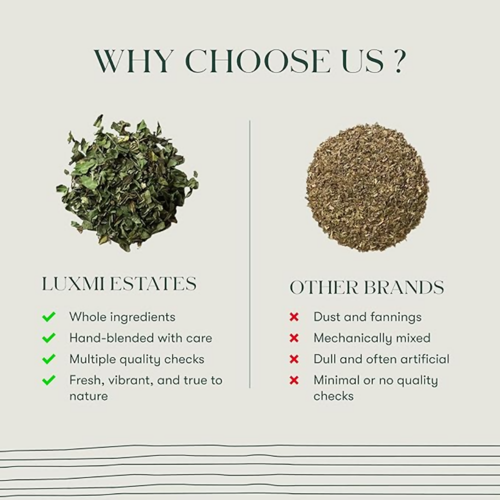 Luxmi Estates Vanilla Peppermint Herbal Infusion | Grocsy