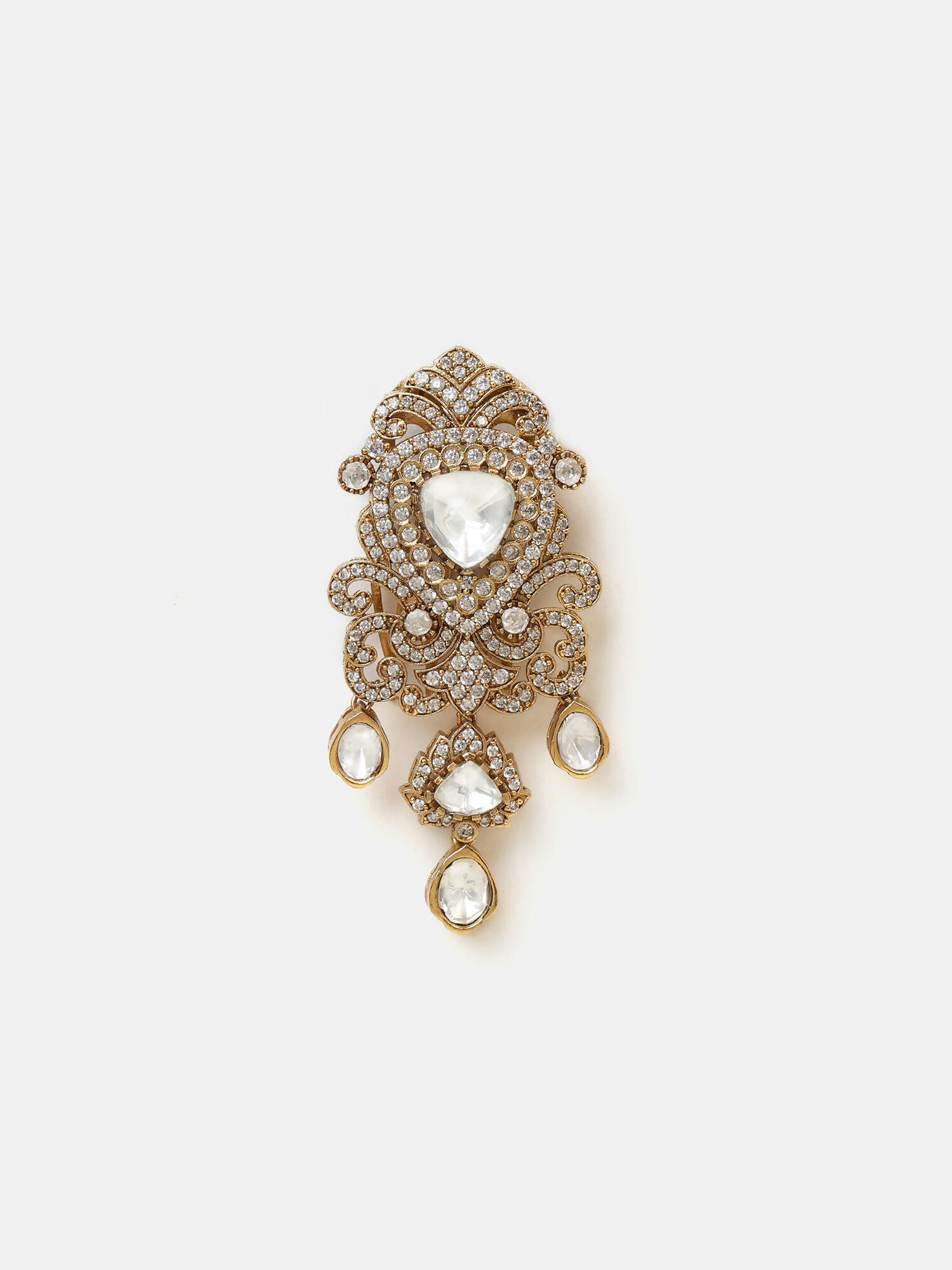 Ruby Raang Shahi Knot Pin | Grocsy