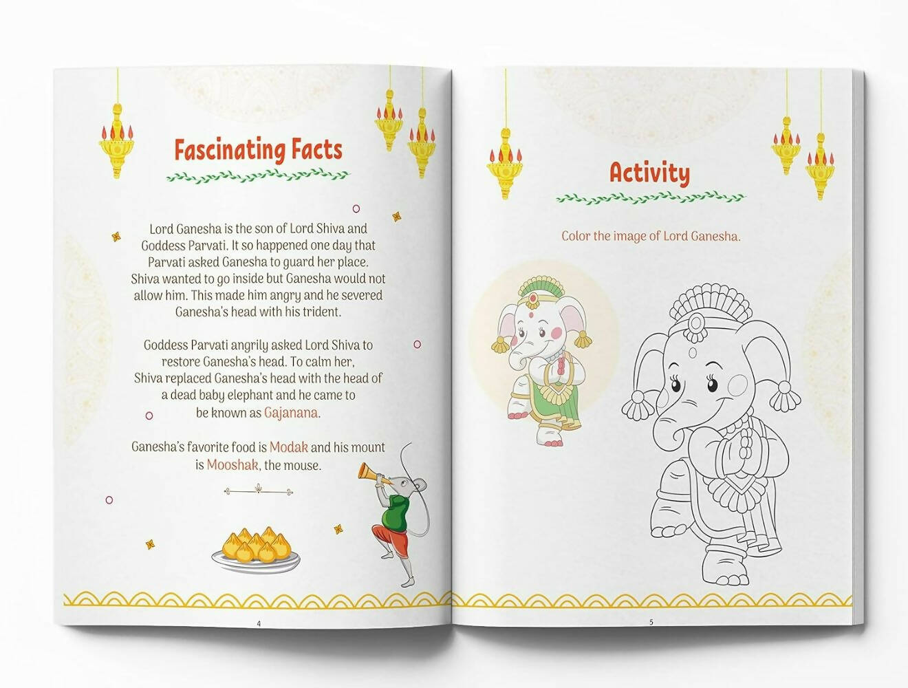 Shlokas And Mantras - Activity Book For Kids | Grocsy