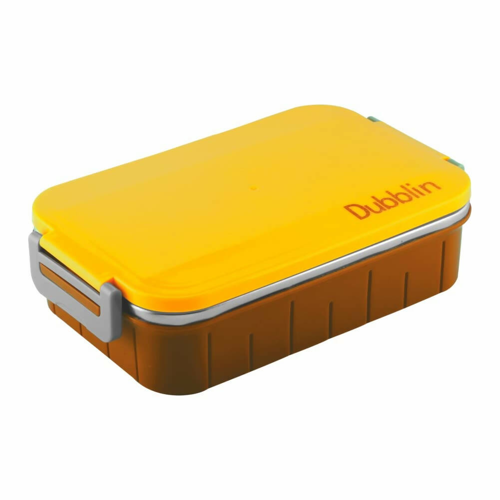 Dubblin Feast Stainless Steel Lunch Box | Grocsy