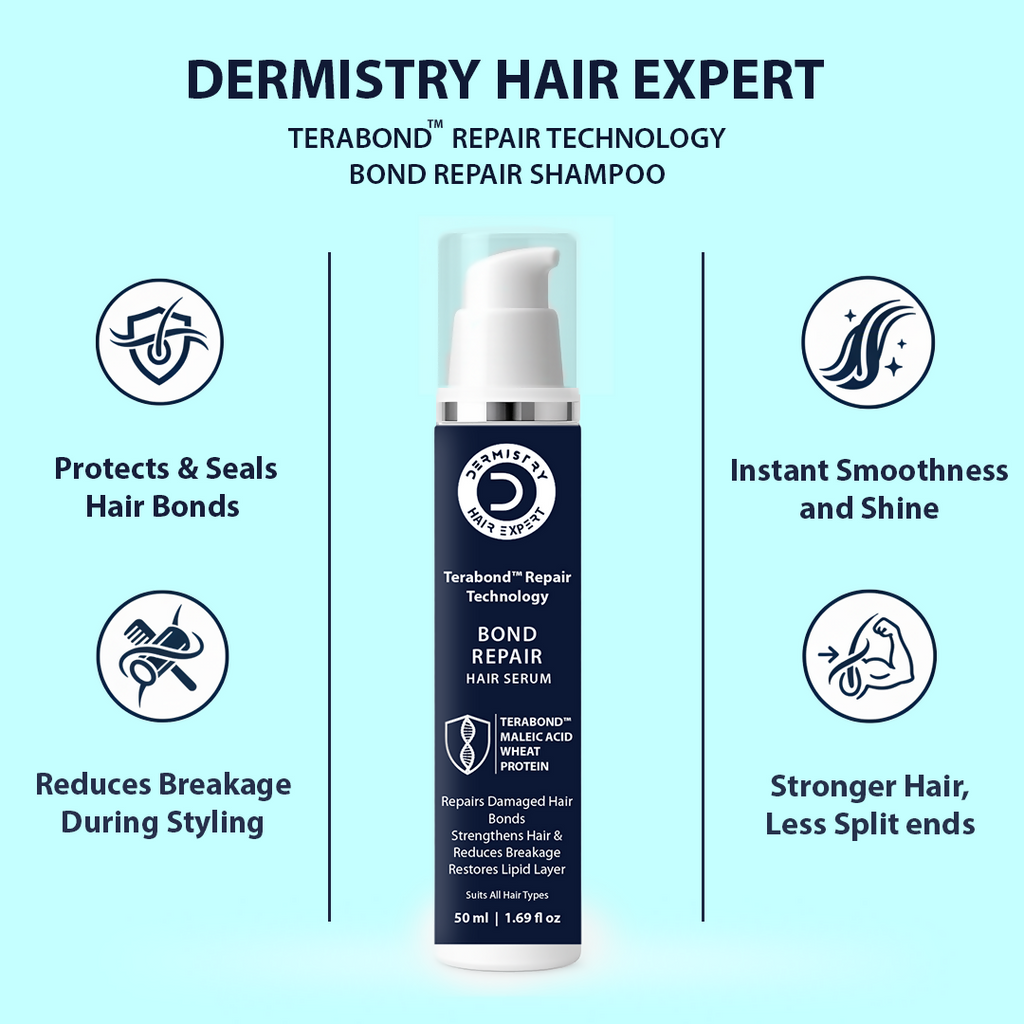 Dermistry Bond Repair Hair Mask & Serum with TeraBond Maleic Acid & Protein | Grocsy