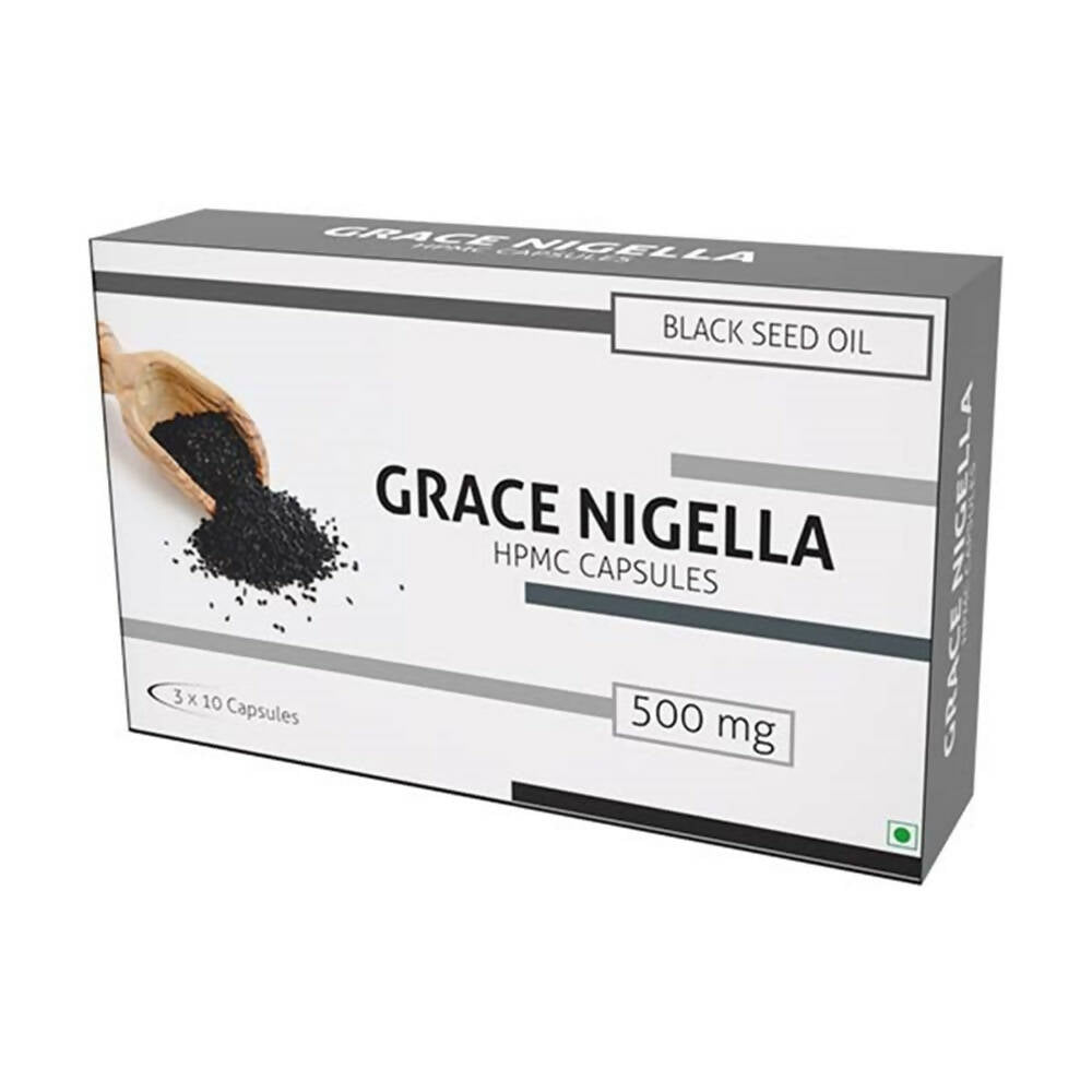 Nutra Grace Black Seed Oil 500mg Capsules | Grocsy