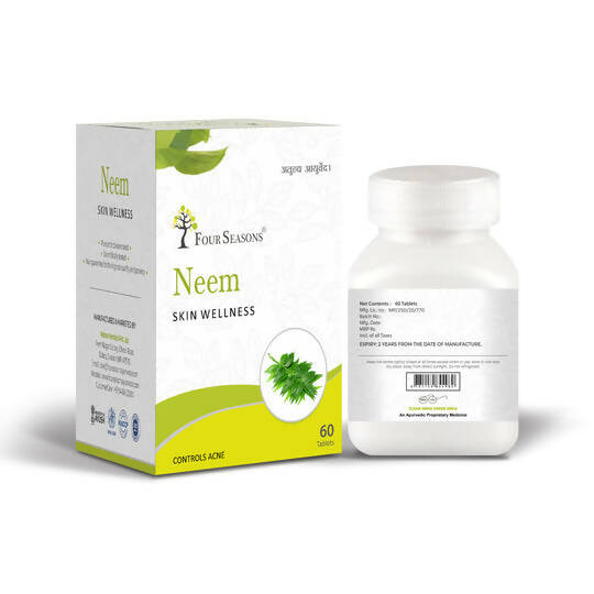 Four Seasons Neem Skin Wellness Tablets | Grocsy