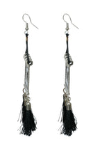 Mominos Fashion Johar Kamal Oxidised Silver-Plated Brass Finish Tassel Work Handicraft Choker For Women (Black) | Grocsy