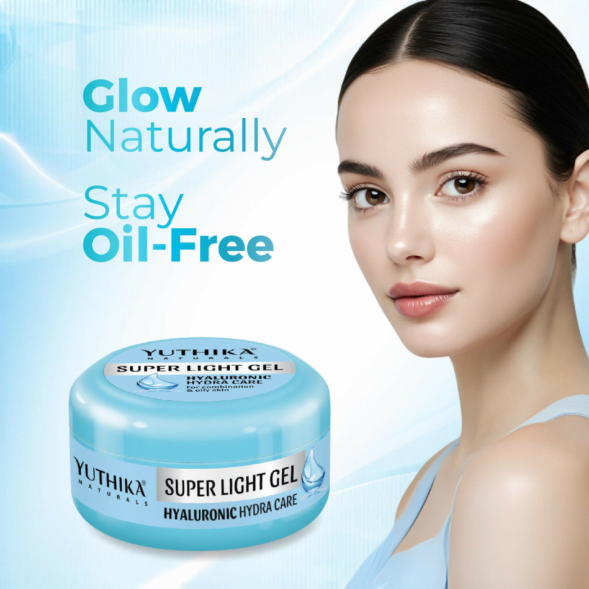 Yuthika Super Light Gel Face Moisturizer With Hyaluronic Acid | Grocsy