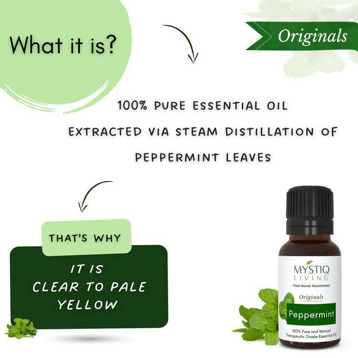 Mystiq Living Originals Peppermint Essential Oil | Grocsy