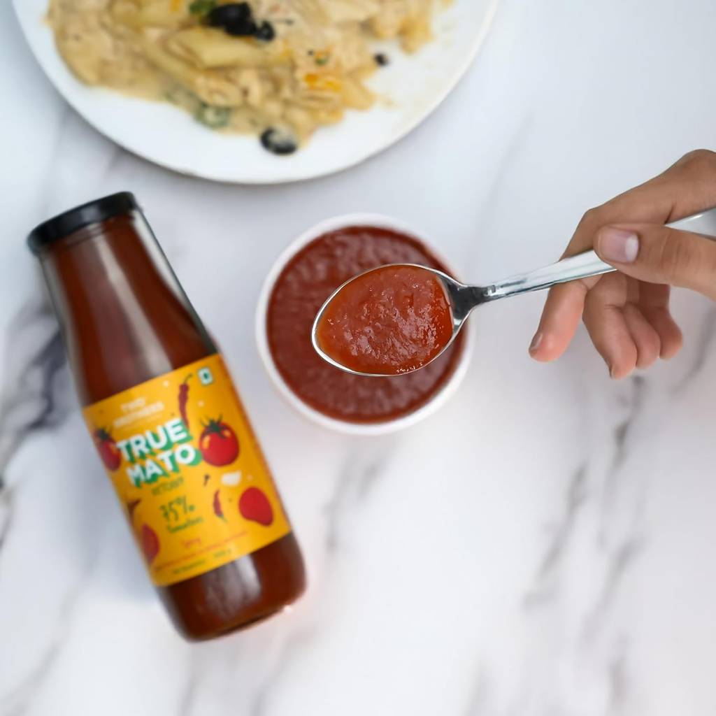 Two Brothers Organic Farms Truemato Ketchup - Spicy | Grocsy