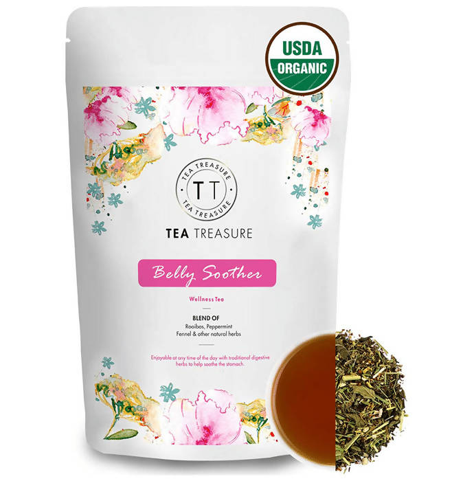 Tea Treasure Belly Soother Tea Powder | Grocsy