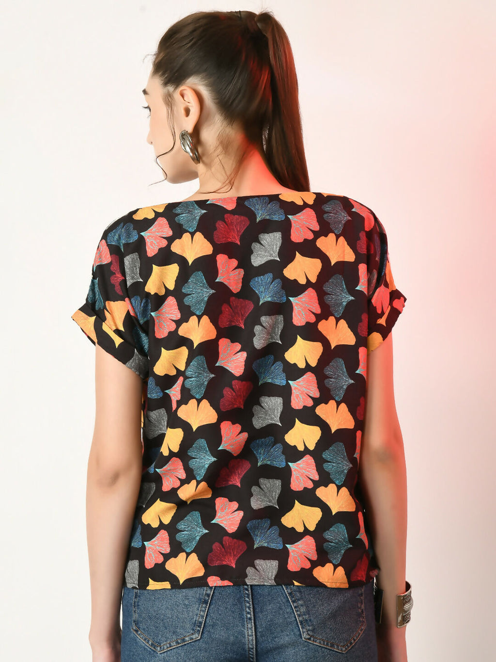 Myshka Women's Multi Printed Top | Grocsy