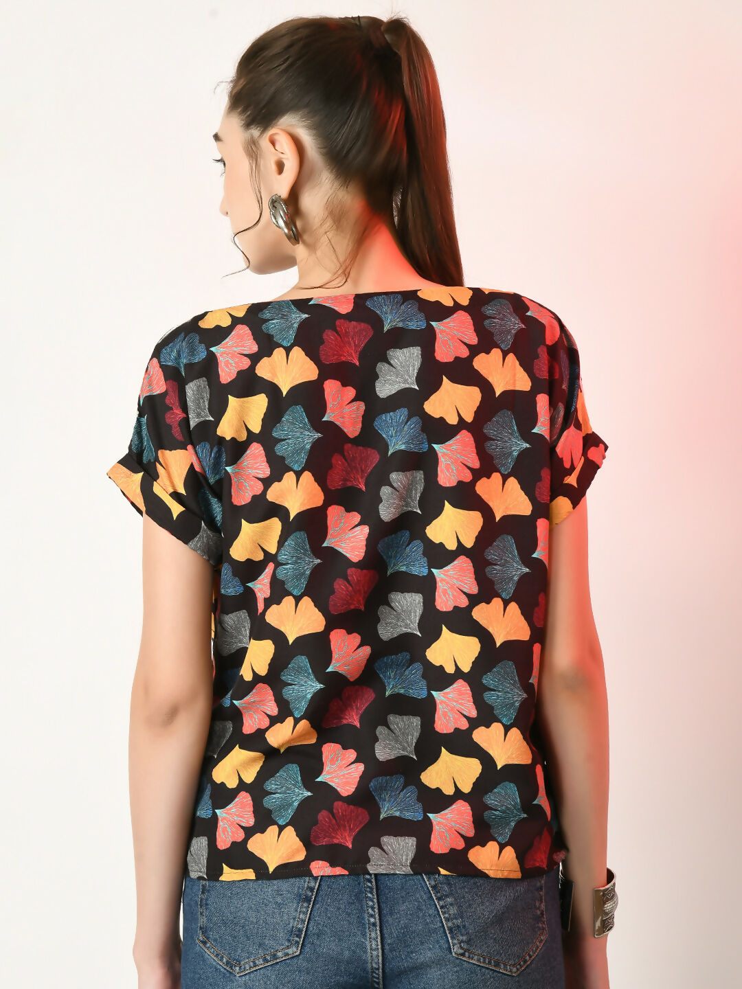 Myshka Women's Multi Printed Top | Grocsy