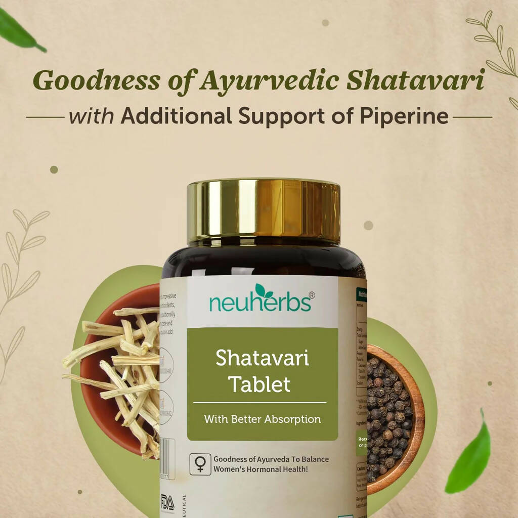 Neuherbs Shatavari Tablets for Women | Grocsy