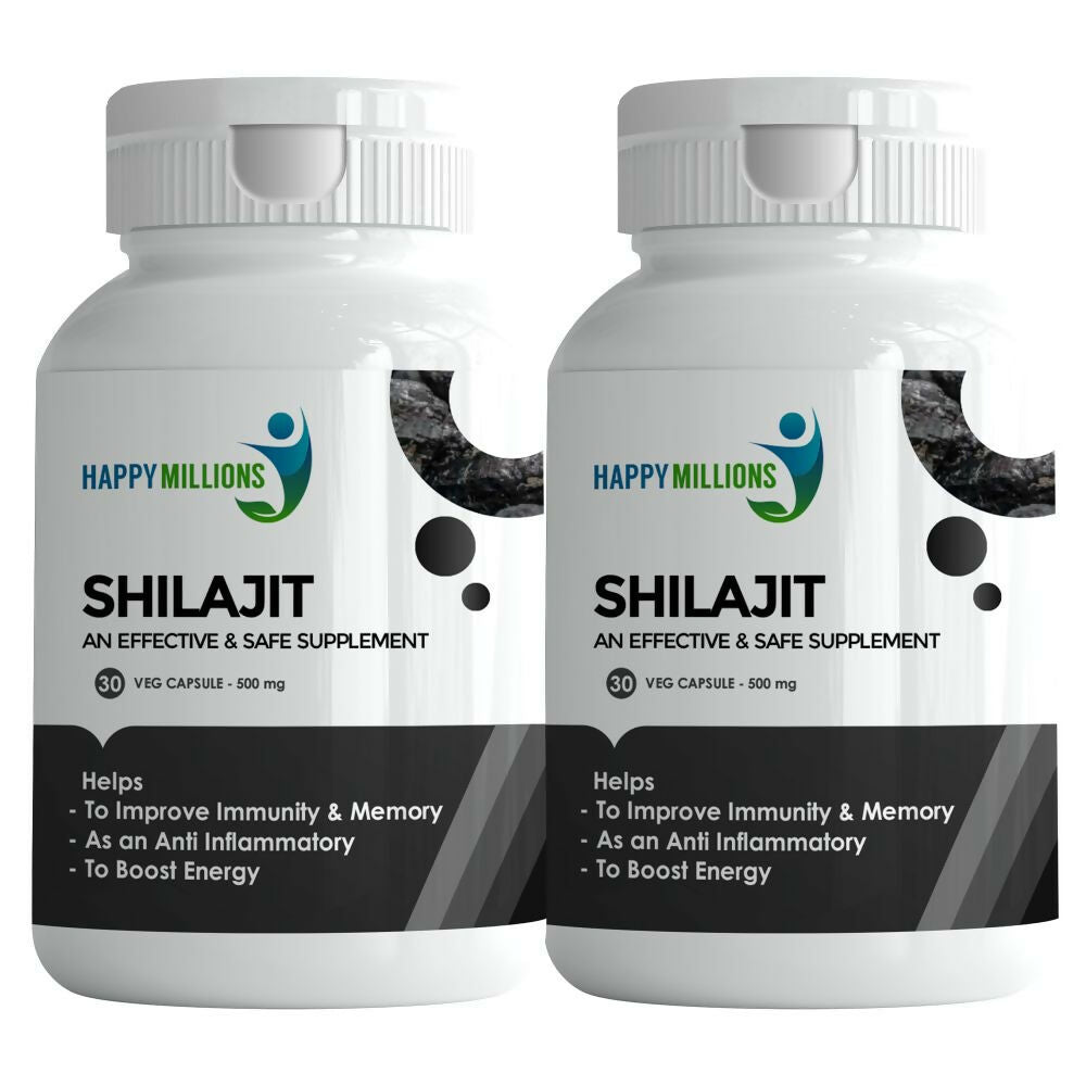 HappyMillions SJ Capsules ?Herbal Wellness Supplement for Vitality | Grocsy