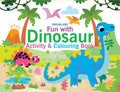 Dreamland Fun with Dinosaur Activity & Colouring : Children Interactive & Activity Book | Grocsy