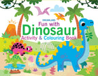 Dreamland Fun with Dinosaur Activity & Colouring : Children Interactive & Activity Book | Grocsy